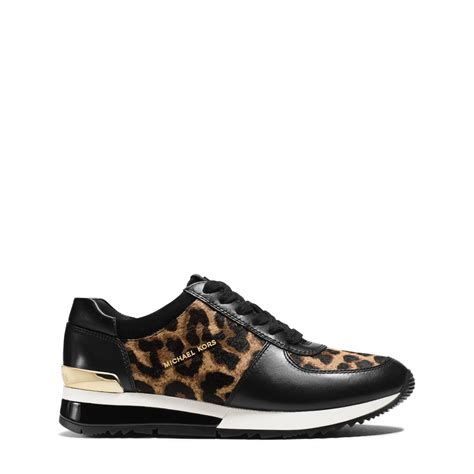 michael kors sneaker leo print|Michael Kors Michael Kors Women's Leo Trainer Sneakers.